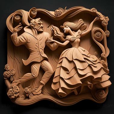 3D модель Jump for Joy Beauty and the BeaDirteng and Joy sanRE (STL)